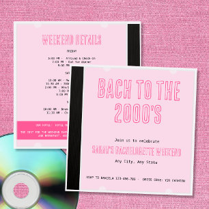 Invitación Bach to the 2000 CD Cover Bachelorette Y2K