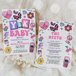 Invitación Bach To The 90s Y2K Bachelorette Weekend Itinerary