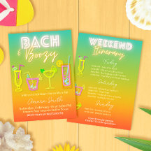 Bach y Soltera Borracha con Itinerario 