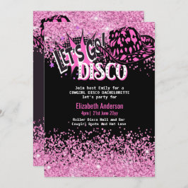 Invitación Bachelette Disco Bachelorette, la última riada de