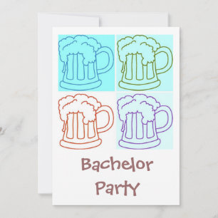 Invitación Bachelor Party Beer