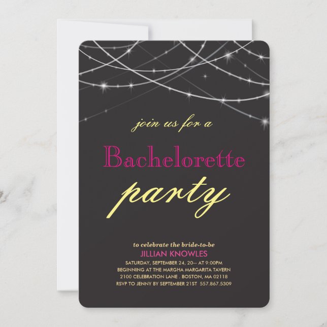 Invitación Bachelorette (Anverso)
