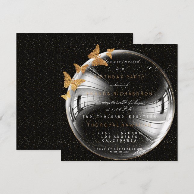 Invitación Bachelorette (Anverso / Reverso)