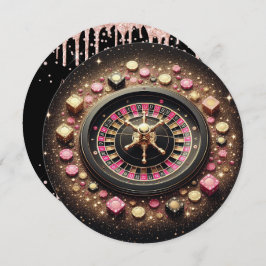 Invitación Bachelorette Casino Weekend Luxury