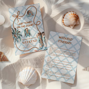 Invitación Bachelorette Coastal Cowgirl