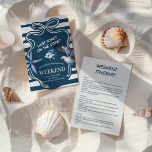 Invitación Bachelorette costera de la Marina Náutica