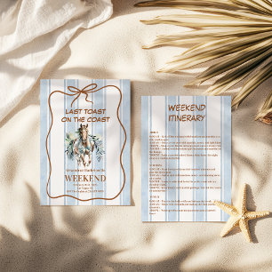 Invitación Bachelorette de Caballo Costero de Sueño Occidenta