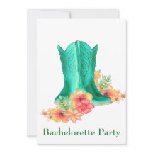 Bachelorette de Flores de Boda occidental bots de