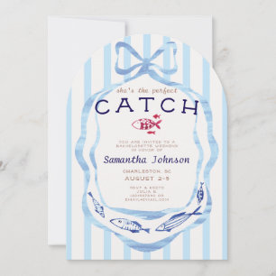 Invitación Bachelorette de pesca perfecta para pescar en la p