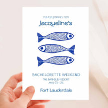Bachelorette de pescado azul costero