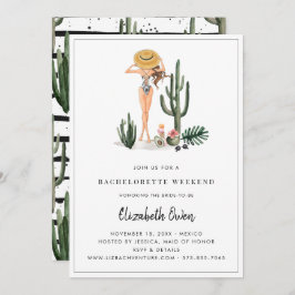 Invitación Bachelorette Destino Bikini Bridal Bash