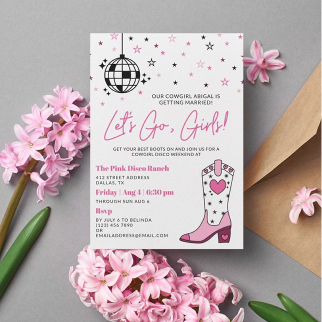 Invitación Bachelorette Disco Bachelorette (Subido por el creador)