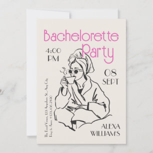 Invitación Bachelorette pajama fiesta