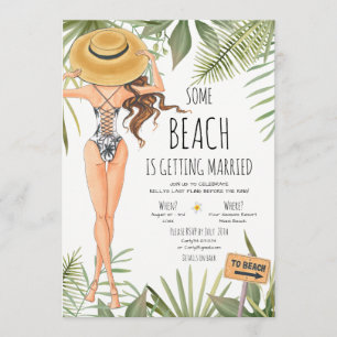 Invitación Bachelorette Party Beach Weekend