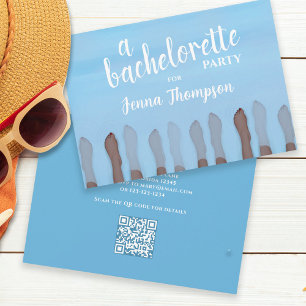Invitación Bachelorette Party Cute Spa Weekend