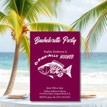 Bachelorette Party "O-fish-ally Hooked"