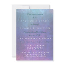 Bachelorette Party Pink Aquatic Pastel Watercolor