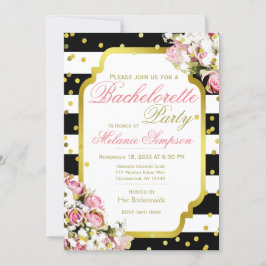 Invitación Bachelorette Party | Rayas y Confetti