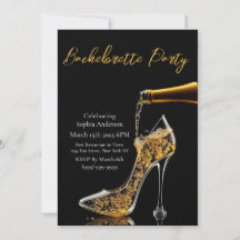 Bachelorette Party-Stiletto y Bubbly