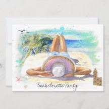 *~* Bachelorette Tropical Exotic QR Beach Fiesta