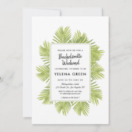 Invitación Bachelorette Weekend