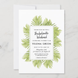 Invitación Bachelorette Weekend