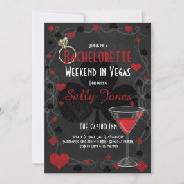 Invitación Bachelorette Weekend Fiesta Las Vegas