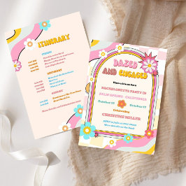 Invitación Bachelorette Weekend Itinerario