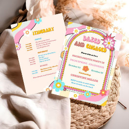 Invitación Bachelorette Weekend Itinerario