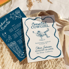 Invitación Bachelorette Weekend Itinerary