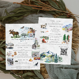 Invitación Bachelorette Weekend Itinerary | Cruceros Alaska