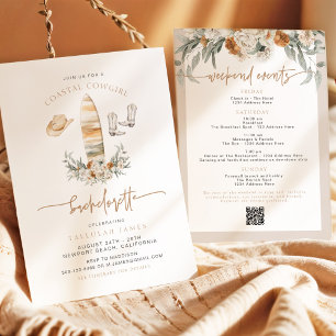 Invitación Bachillerato de vaca de la costa de TALLULAH Earth