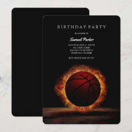 Invitación Bachillerato/Deporte de fiesta de cumpleaños