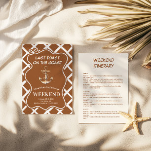 Invitación Bachillerato Nautical Bachelorette