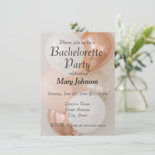 Invitación Bachillerato rosa y blanco
