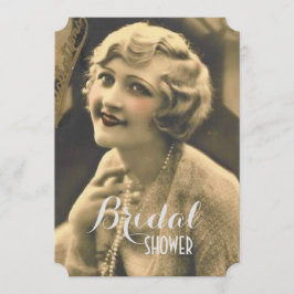 Invitación bachillerato vintage Partido Gatsby