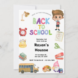 Invitación Back to School Party