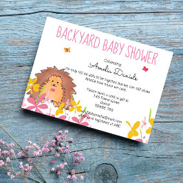 Invitación Back Yard Baby Shower
