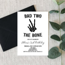 Bad Two The Bone Skeleton Segundo Fiesta de Cumple
