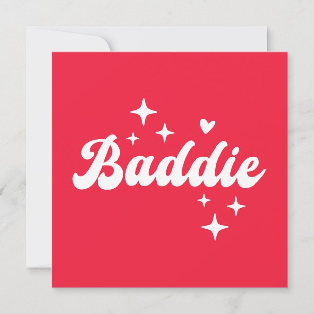 Invitación Baddie (Anverso)