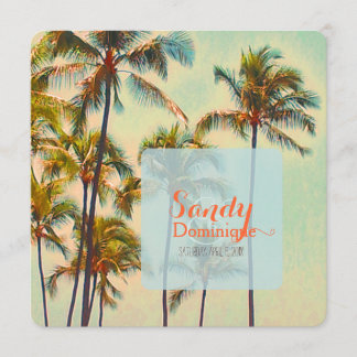 Invitación Bahía de PixDezines kailua/boda tropical