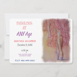 INVITACIÓN BAILADOR FABULOSO A CUALQUIER EDAD INVITADA