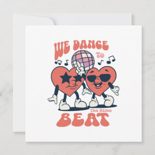 Invitación bailamos al mismo ritmo