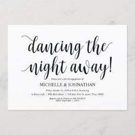 Invitación Bailando toda la noche, Engagement Party invita