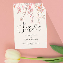 Invitación Bailar con el murmullo del viento Salvar la fecha