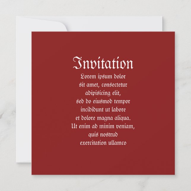 Invitación Bailarín canés (Anverso)