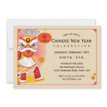 Bailarín de leones de Año Nuevo chino