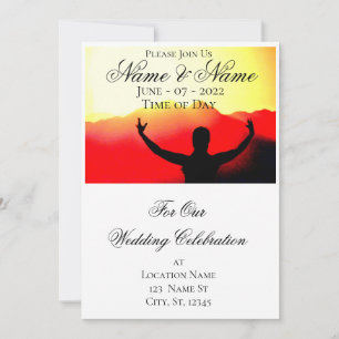 Invitación Bailarín Sunrise Saludo Thunder_Cove