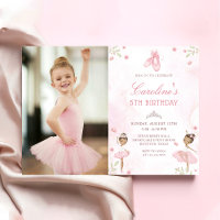 Bailarina de ballet rosado Ballerina Foto de cumpl
