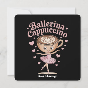 Invitación Bailarina Divertida Cappuccina Meme de Rotura Cere